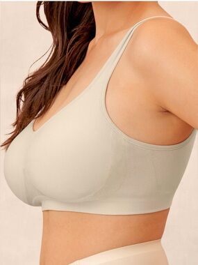 Truekind Daily Comfort Wirefree Shaper Bra - 2XL Beige Cream